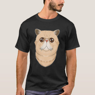 Cat Lover I Cat Face I Exotic Shorthair Cat T-Shirt