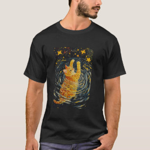 Cat Lover I Love Cats Kitty Kitten Cat Mum Dad Gif T-Shirt