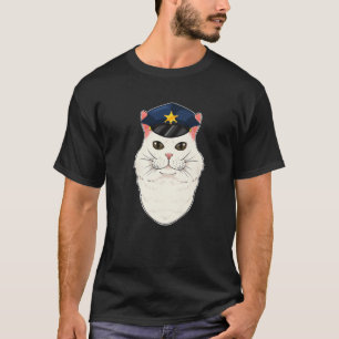 Cat Lover I Police Officer I Police Turkish Angora T-Shirt