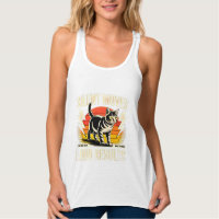 Cat Lover Inspiring Women's Summer Tee Retro Cat