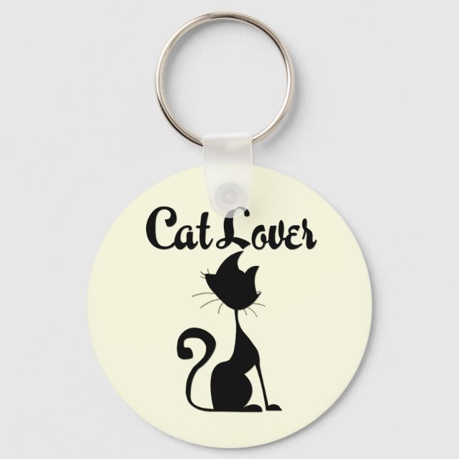 Cat Lover Key Ring (Front)