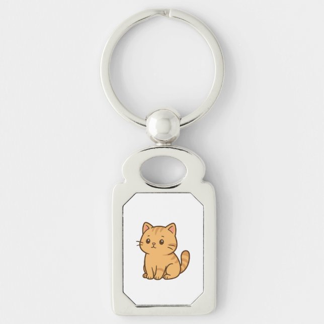 cat lover keychain (Front)