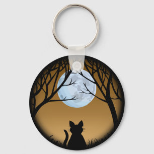 Cat Lover Keychain Fat Cat Key Chains Customisable