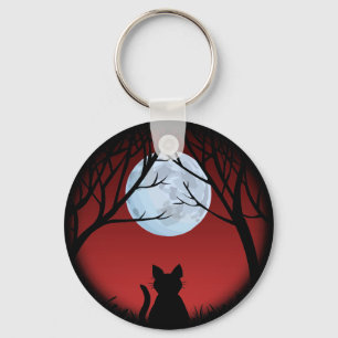 Cat Lover Keychain Fat Cat Key Chains Customisable