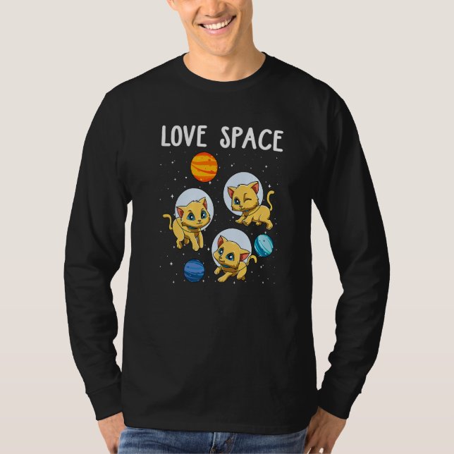 Cat Lover Kids Planets  1 T-Shirt (Front)