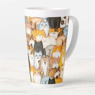 Cat Lover Latte Mug