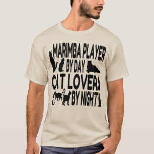 Cat Lover Marimba Player T-Shirt