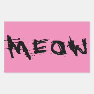 Cat Lover, MEOW stickers