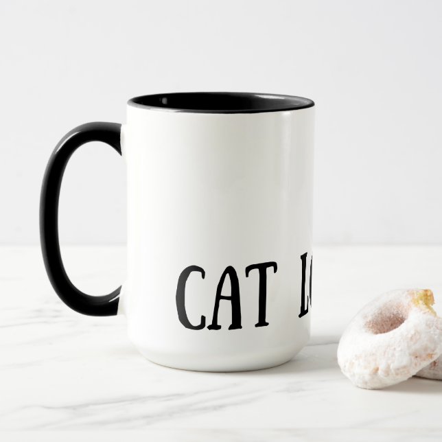 Cat Lover Mug (With Donut)