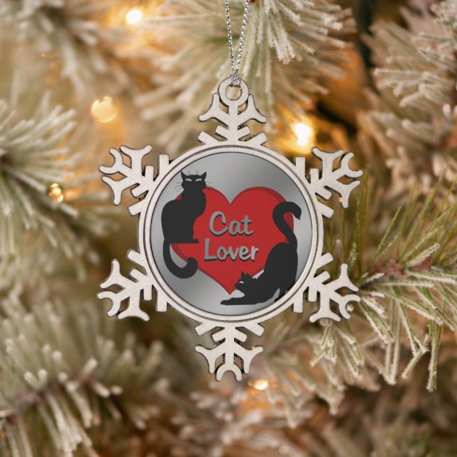 Cat Lover Ornament Custom Cat Christmas Decoration (Tree)