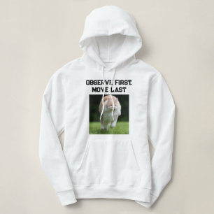Cat Lover Personalised Pet Photo And Text White  Hoodie