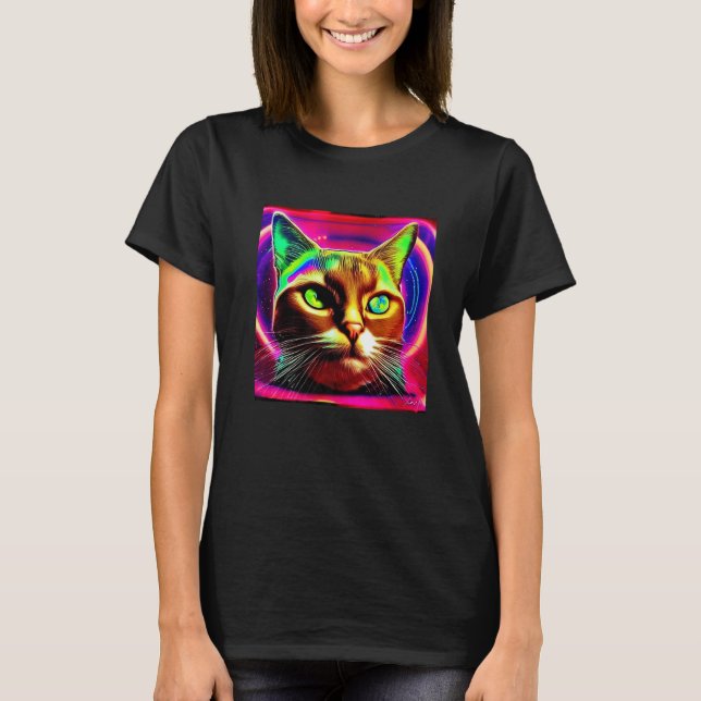 Cat Lover Phrase Funny Sarcasm Sarcastic Saying Pr T-Shirt (Front)