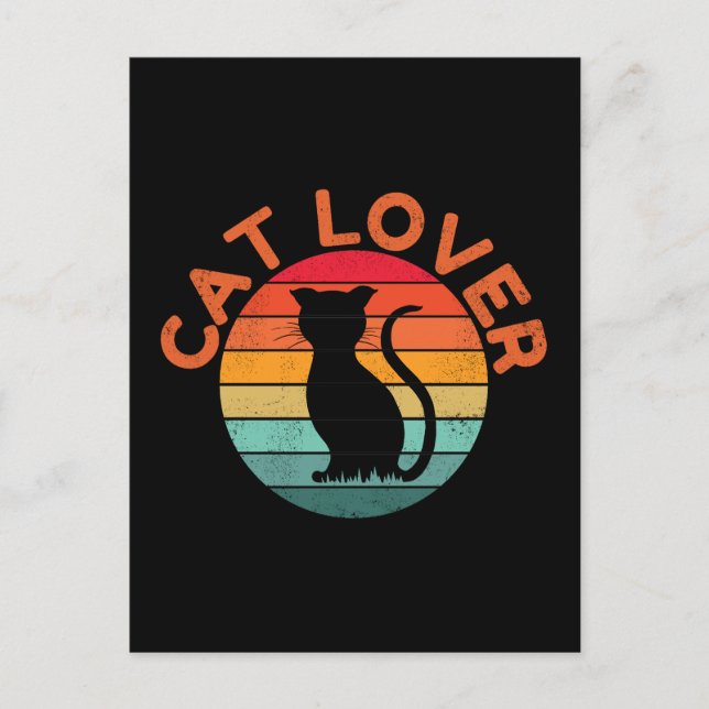 CAT LOVER POSTCARD (Front)