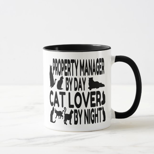 Cat Lover Property Manager Mug (Right)