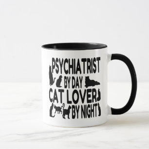 Cat Lover Psychiatrist Mug