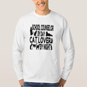 Cat Lover School Counsellor T-Shirt
