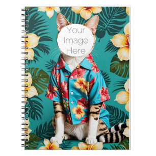 cat lover tabby Spiral Photo Notebook