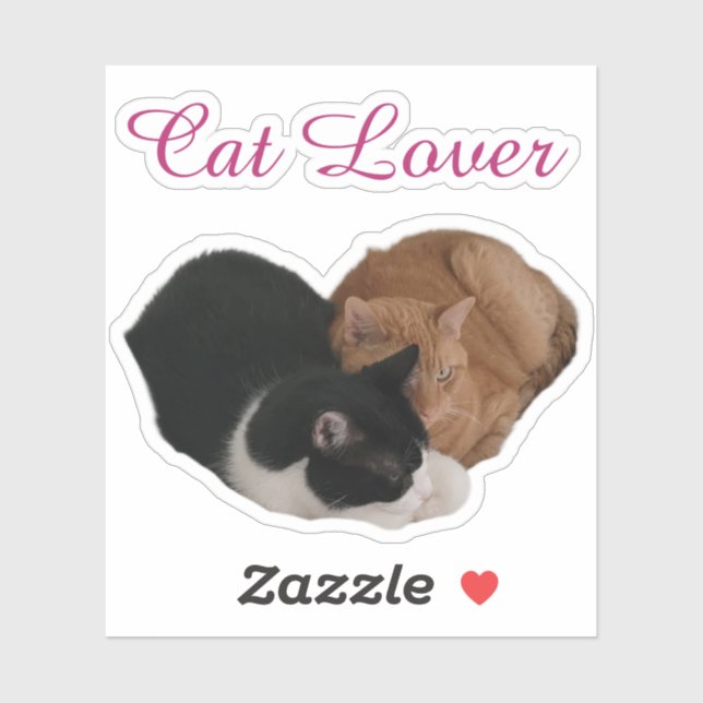 Cat Lover with Cat Heart (Sheet)