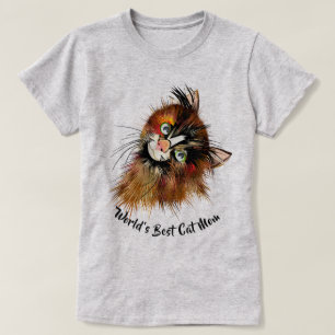 CAT LOVER World's Best Cat Mum T-Shirt