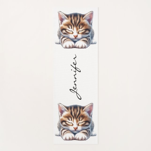 Cat Lover Yoga Mat (Front)