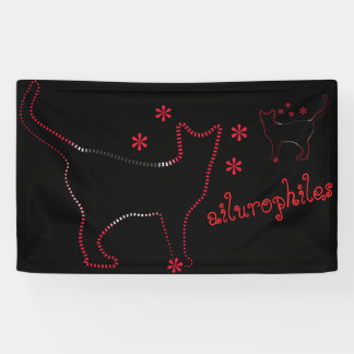 Cat lovers ailurophiles banner