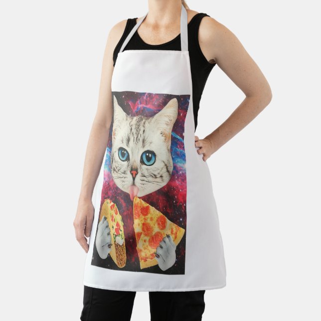 Cat Lovers Apron For Kitchen Items Gift For Her (Insitu)