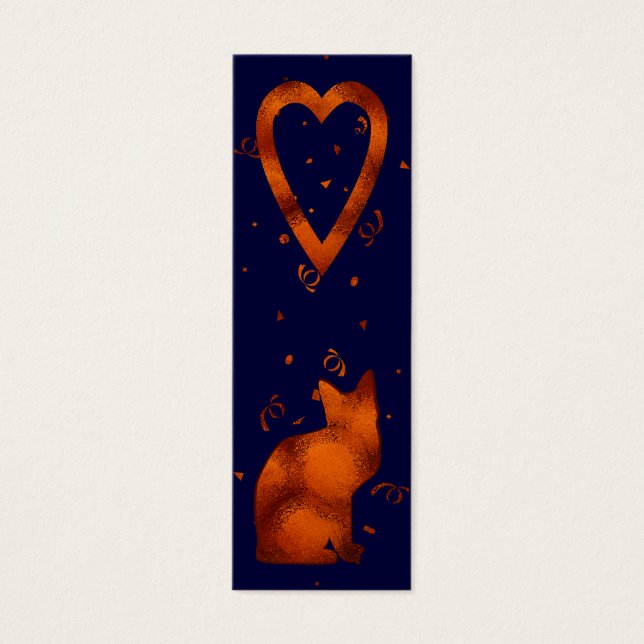 cat lovers bookmark (Front)