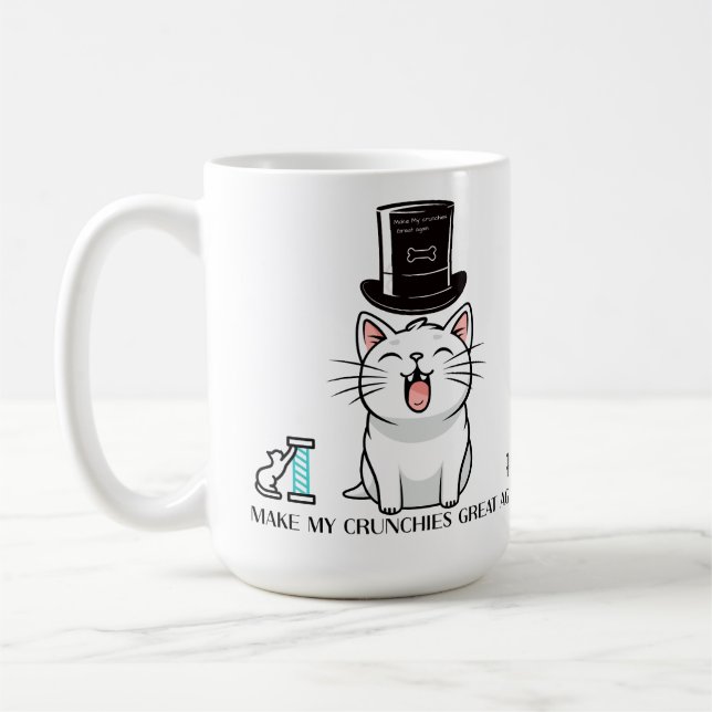 cat lovers coffee mug  (Left)