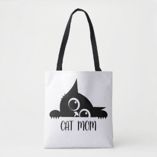 Cat lovers design tote bag