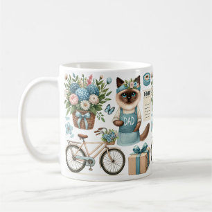 Cat Lovers Father's Day Wishes for Cat Dads Coffee Mug