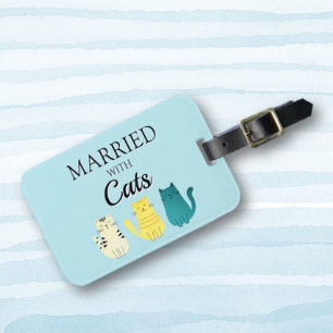 Cat Lover's Fun custom Luggage Tag