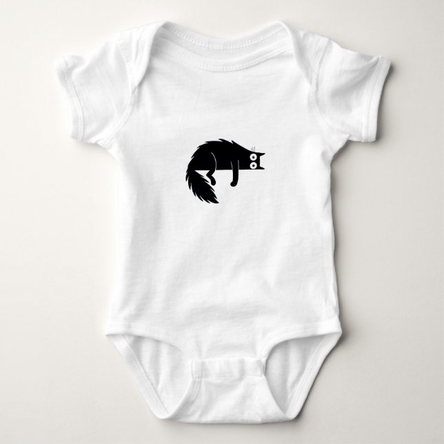 Cat lovers gift baby outfit bodysuit (Front)