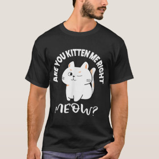 Cat Lovers Gifts | Are You Kitten Me Right Meow T-Shirt