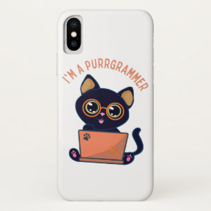 Cat Lovers I'm a purrgrammer Programmer Case-Mate iPhone Case
