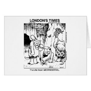 Cat-Lovers "Meownderthals" Offbeat Cartoon Gifts