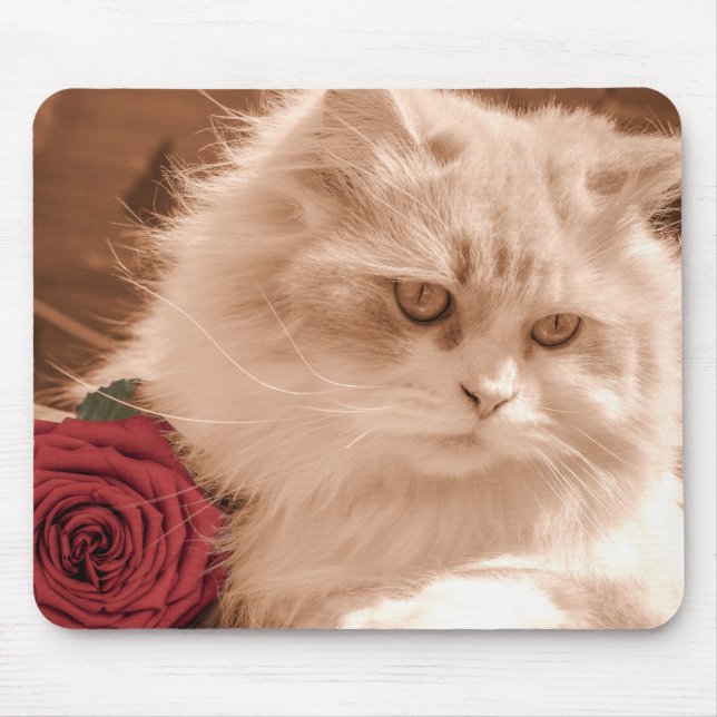 Cat Lovers Mouse Pad (Front)