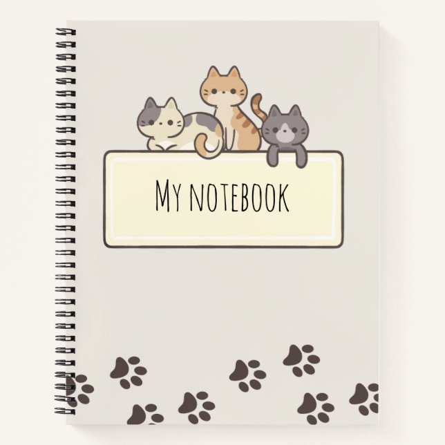 Cat lovers Notebook (Front)