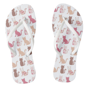 Cat Lovers Pattern Jandals