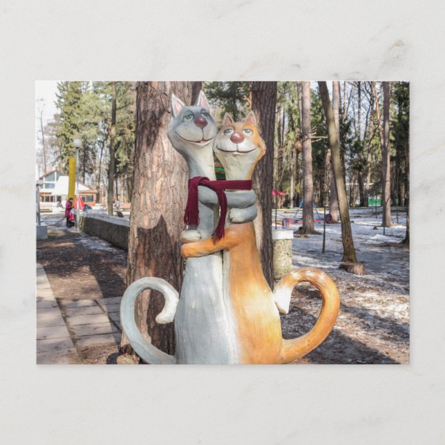 CAT LOVERS ROMANCE POSTCARDS (Front)