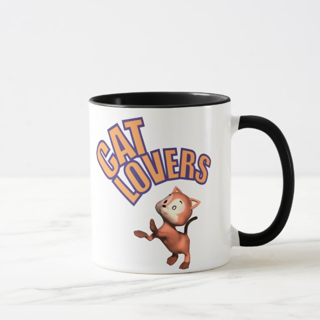Cat Lovers Sign Mug (Right)