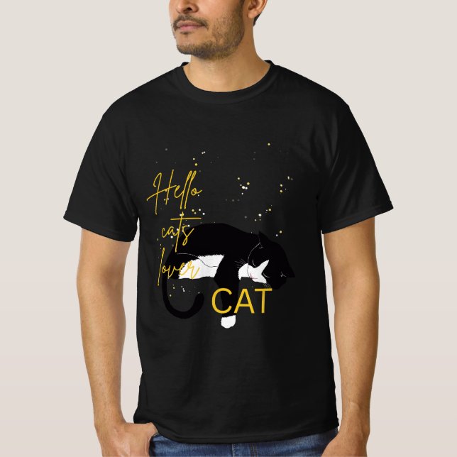 Cat lovers t-shirt (Front)