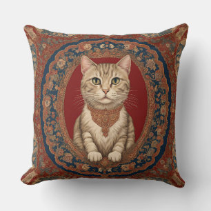 Cat Lover's Throw Pillow