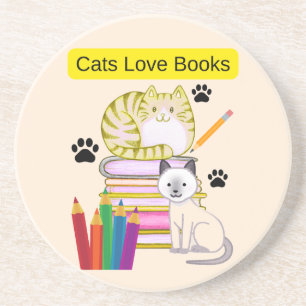 Cat Loves Boots Coaster