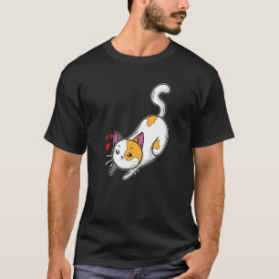 Cat Loves Mistress And Master T-Shirt