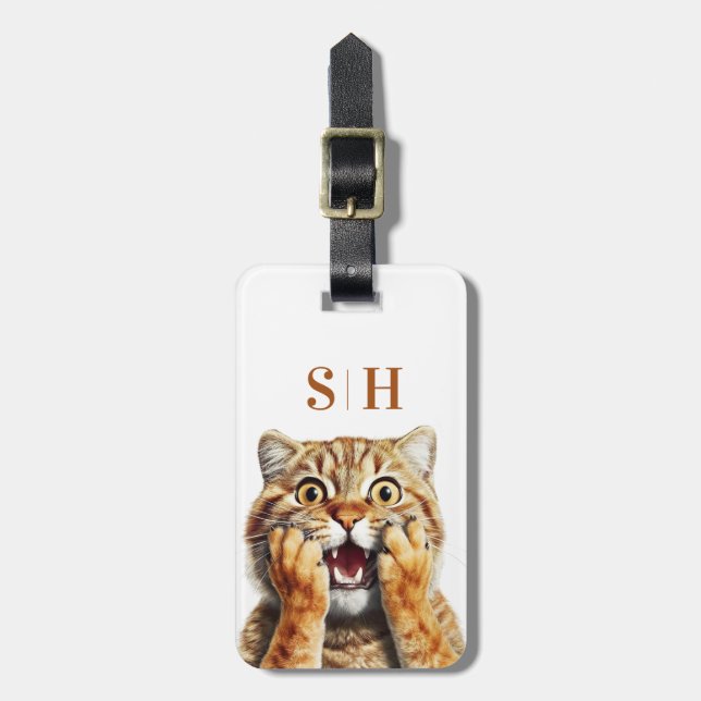 Cat Luggage Tag (Front Vertical)