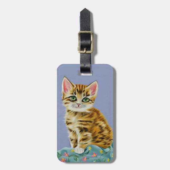 Cat Luggage Tag (Front Vertical)