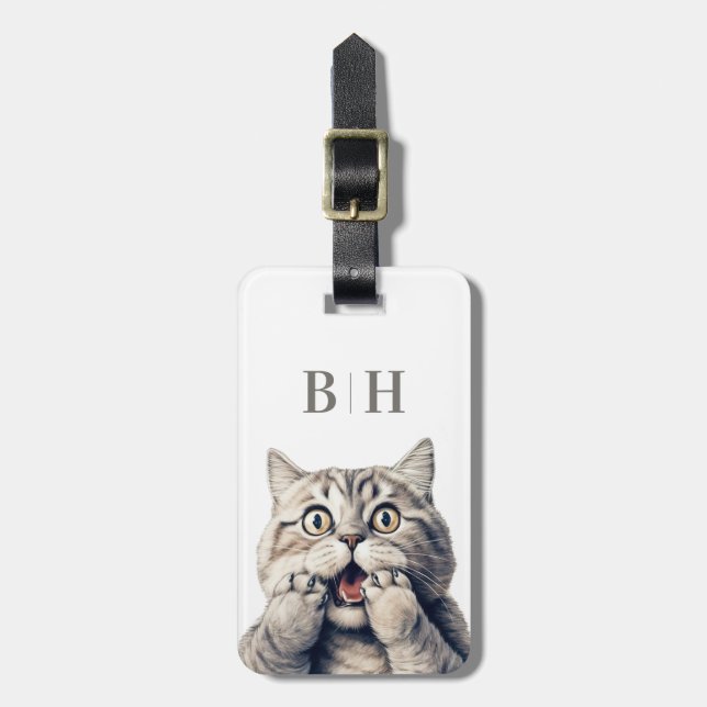 Cat Luggage Tag (Front Vertical)