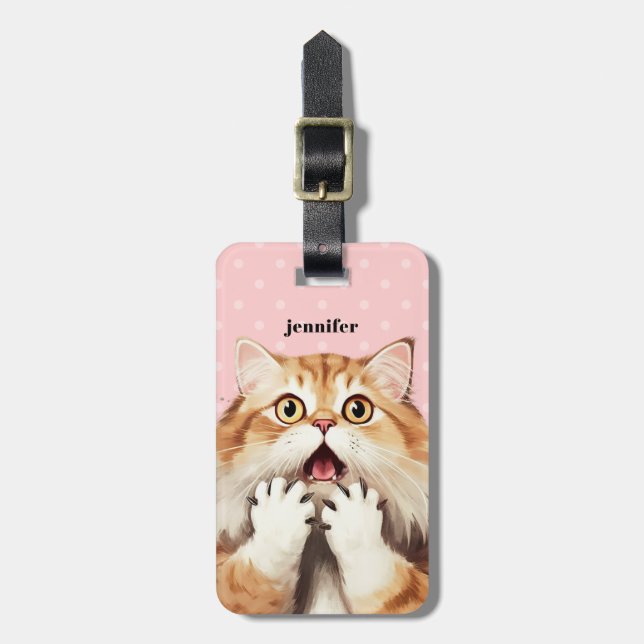 Cat Luggage Tags (Front Vertical)