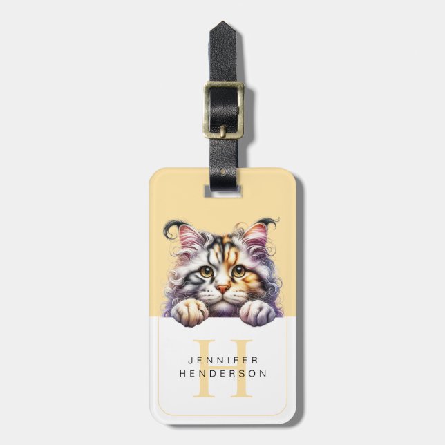 Cat Luggage Tags (Front Vertical)