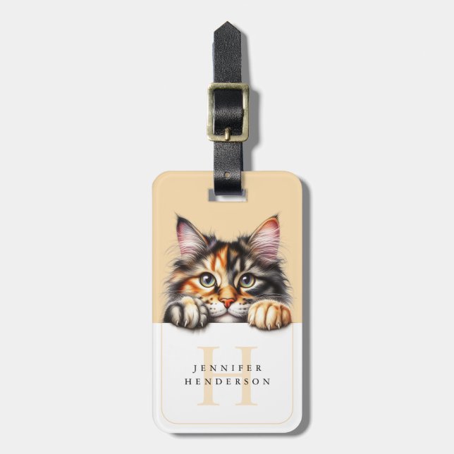 Cat Luggage Tags (Front Vertical)